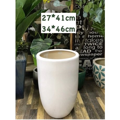 CHẬU BOM TRÁNG MEN 2 SIZE, 27cm, 34cm