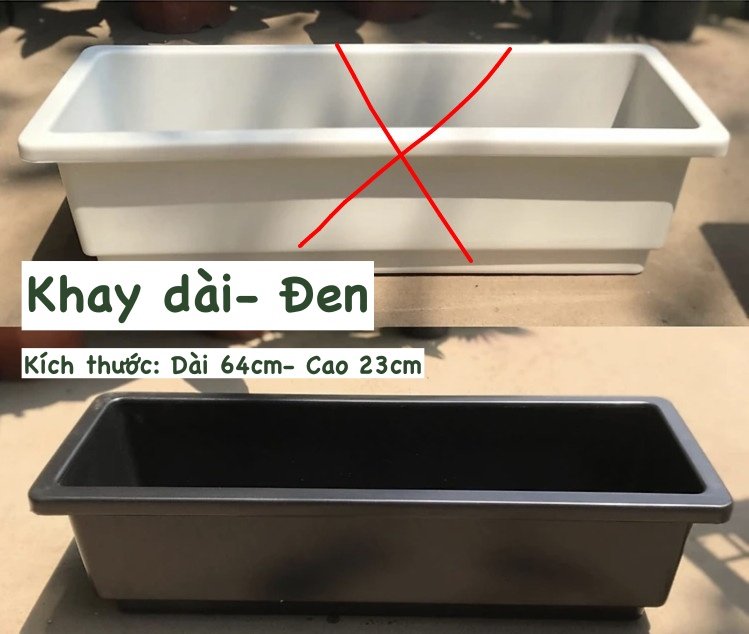 CHẬU NHỰA DÀI DÀI*CAO (54*23CM)