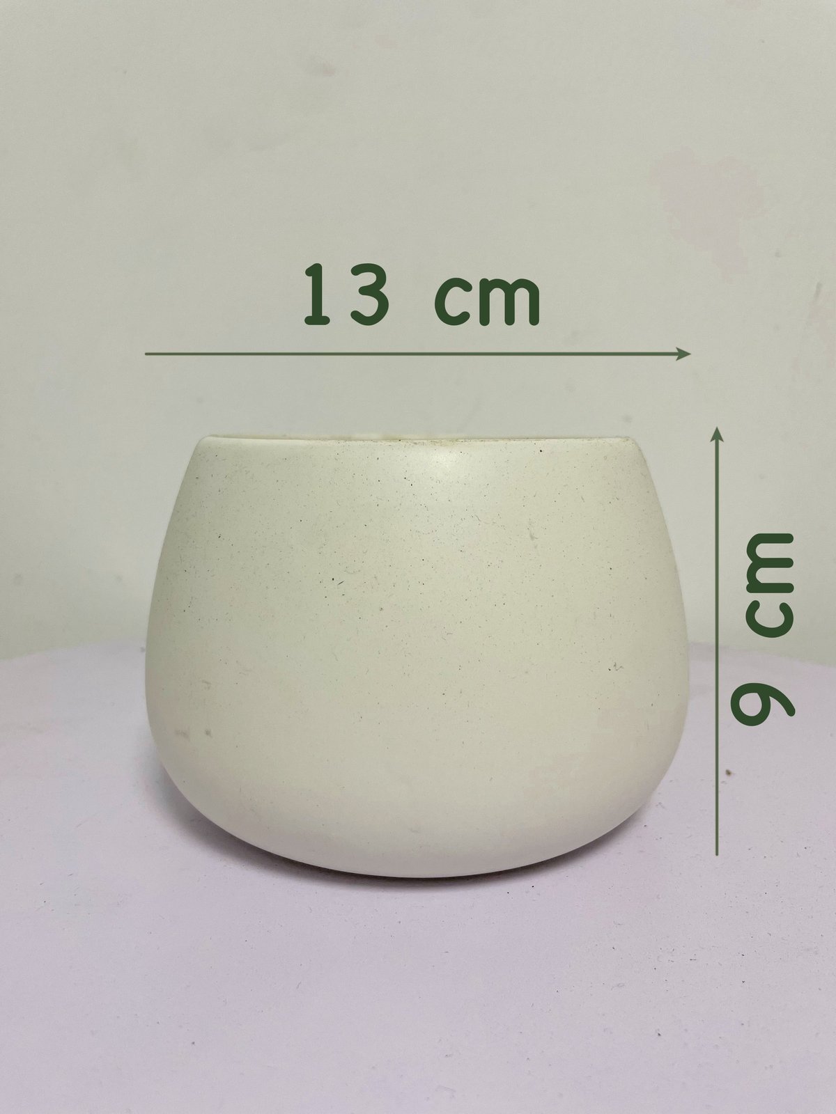 CHẬU HẠT DẺ TRÁNG MEN (13*9cm) (1 chậu), tráng men, chậu cây mini, sen đá, xương rồng Cây Tươi Nguyên CTN0980 2