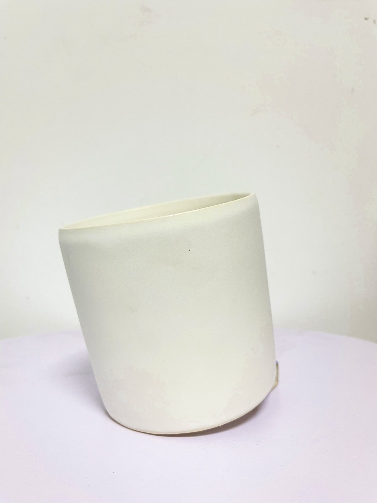 CHẬU TRỤ TRẮNG ĐẤT NUNG (11x10.5cm) (1 chậu), gốm đất nung, chậu cây cảnh mini, sen đá, xương rồng Cây Tươi Nguyên CTN0970 3