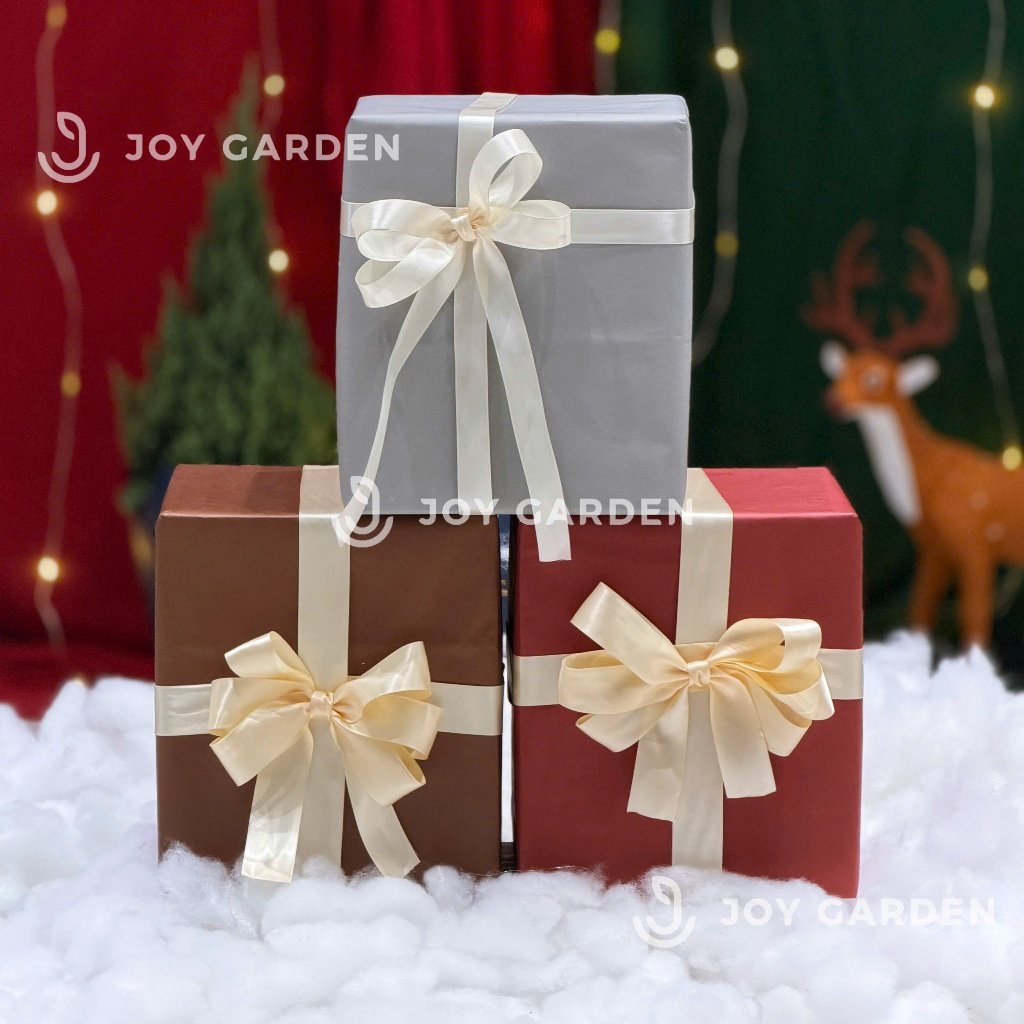 Hộp quà handmade trang trí gốc cây thông nhiều kích cỡ