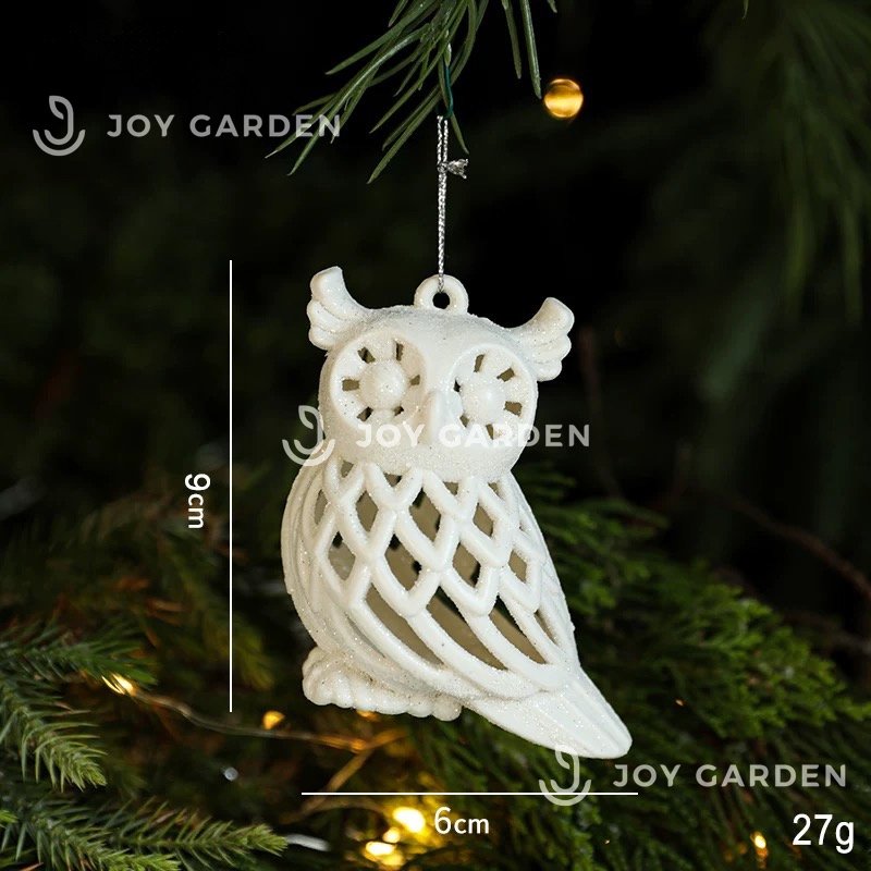 Cú mèo Giáng sinh/ Xmas White Owl