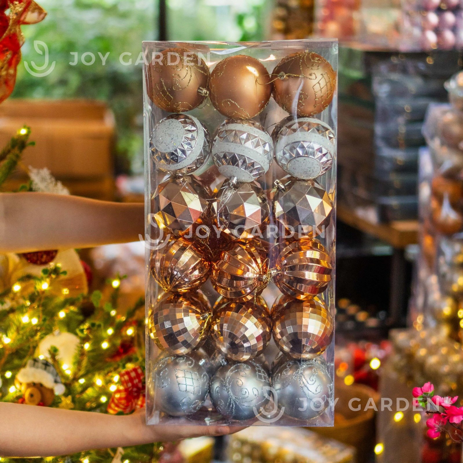 Set 36 Châu 80mm [36pcs Christmas Ball Ornaments 80mm] 2