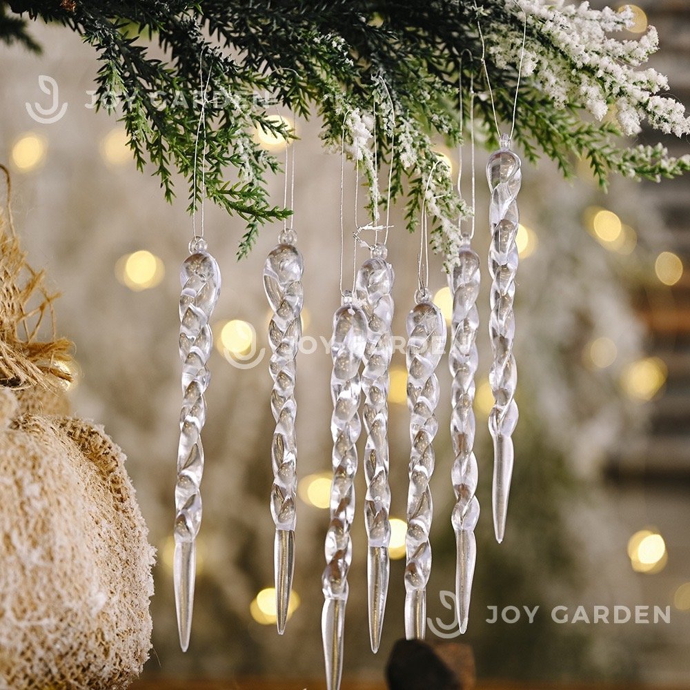 Set 10 miếng Băng Tan trong suốt [10 pcs Clear Acrylic Christmas Icicle]