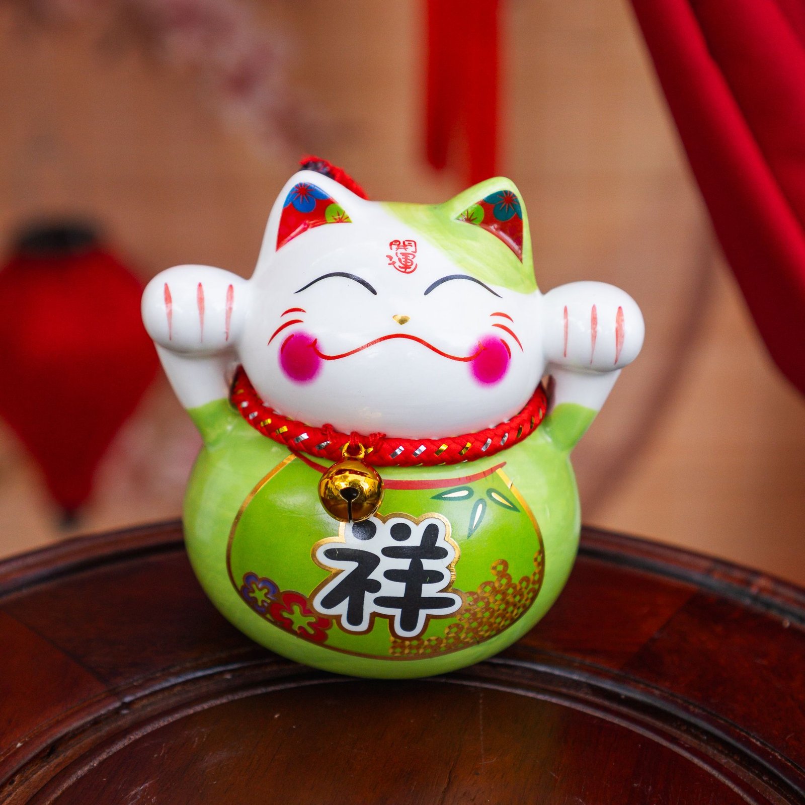 Mèo Sứ Chiêu Tài [size 10x8cm] 3
