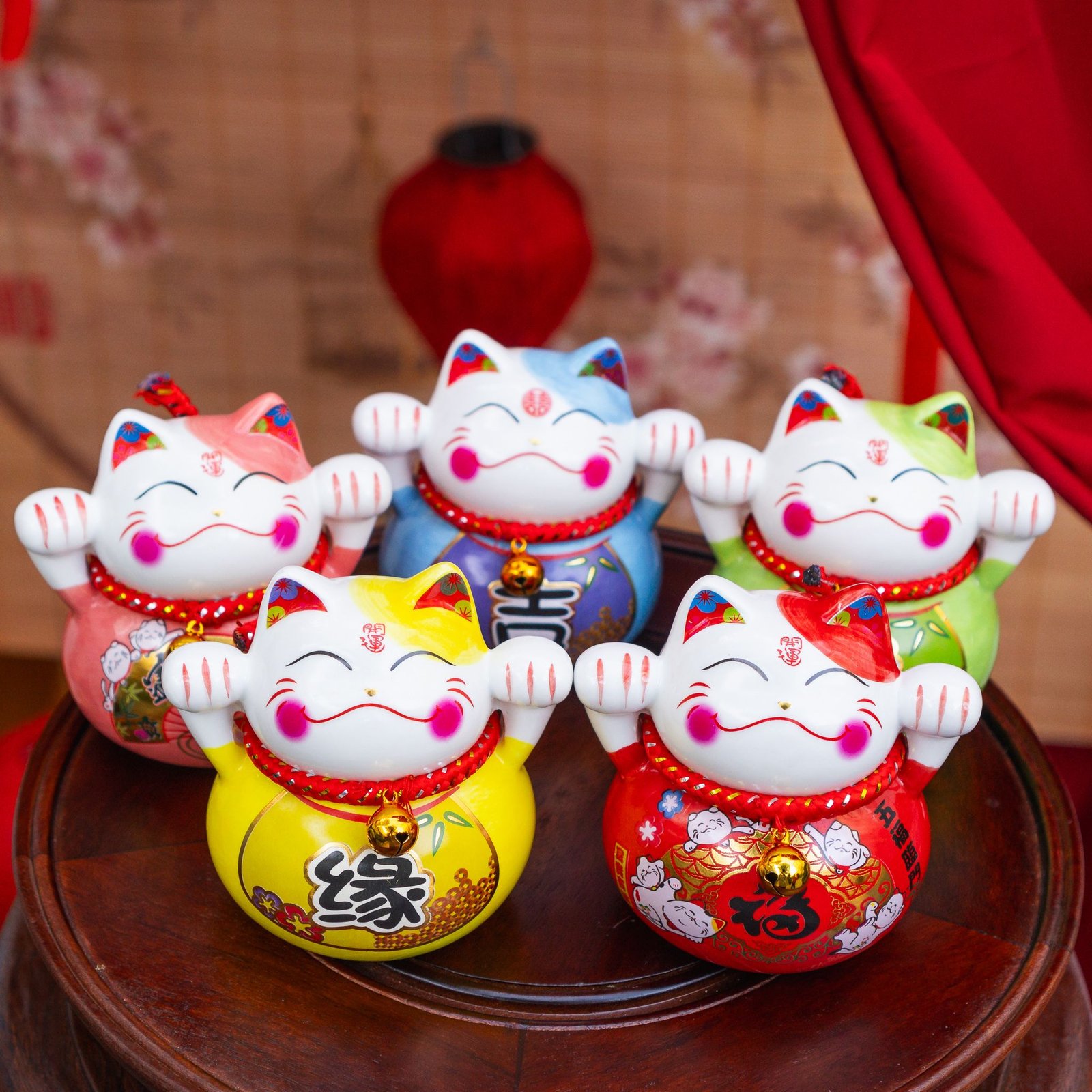 Mèo Sứ Chiêu Tài [size 10x8cm] 2