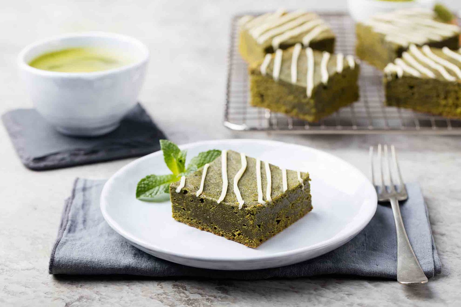 Bánh Brownie Matcha