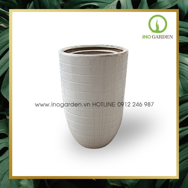 Chậu sứ trồng cây văn phòng MS06 2