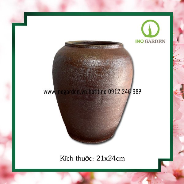 BÌNH HOA GỐM MỘC – MS06 2