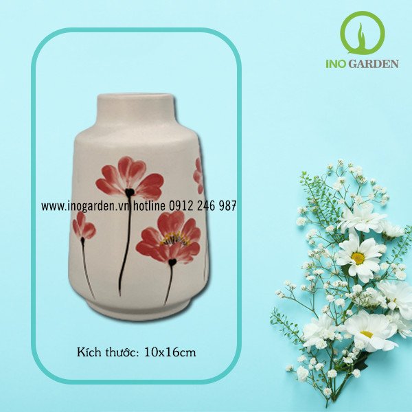 BÌNH HOA VẼ HOA DÂY – MS03