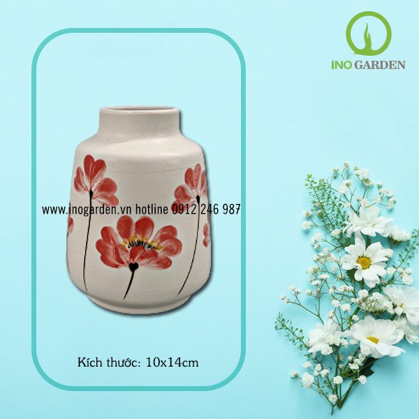 BÌNH HOA VẼ HOA DÂY – MS01