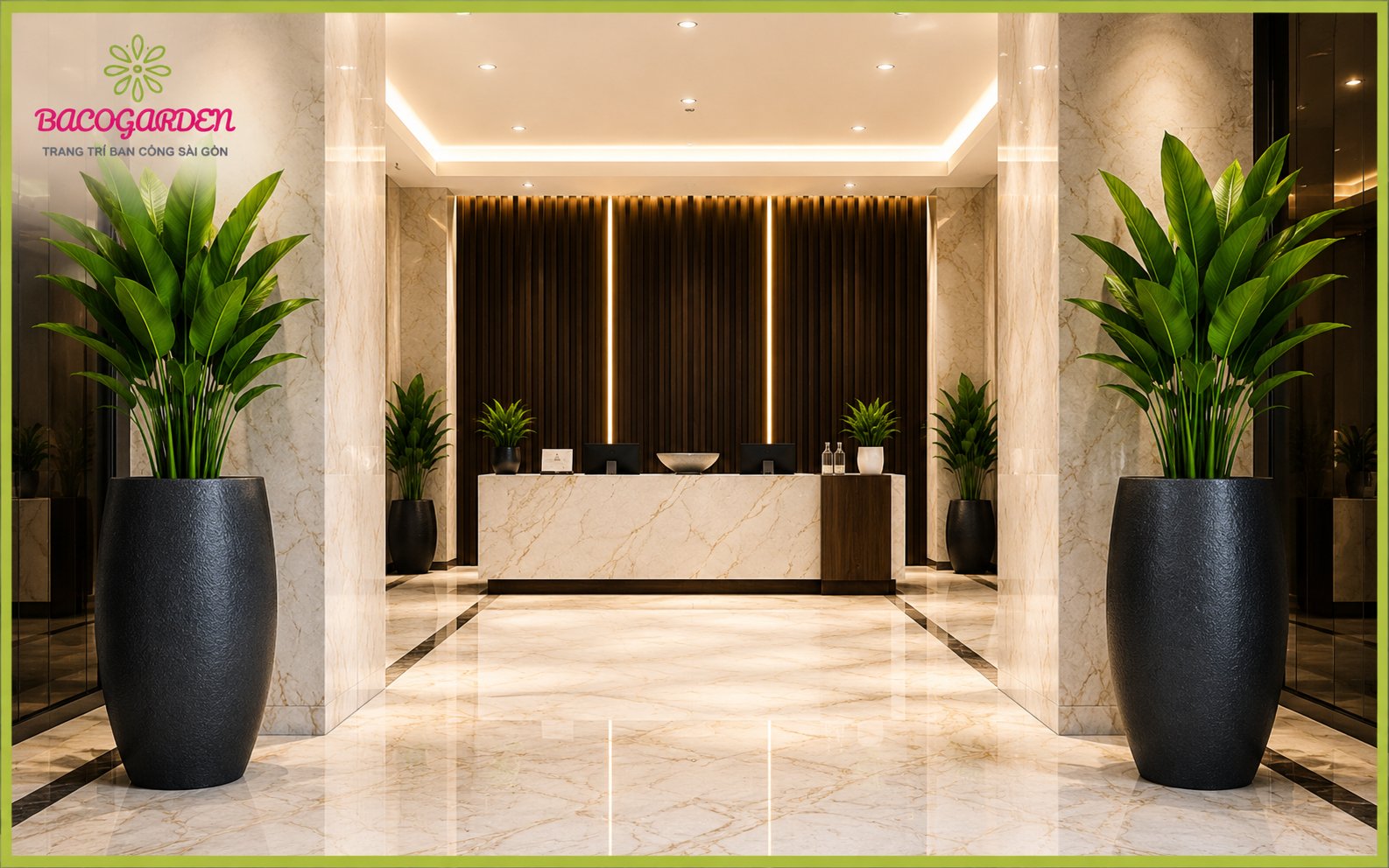 Chậu Composite Cho Sảnh CCCS-226 Sang Trọng Hiện Đại Cao Cấp 2