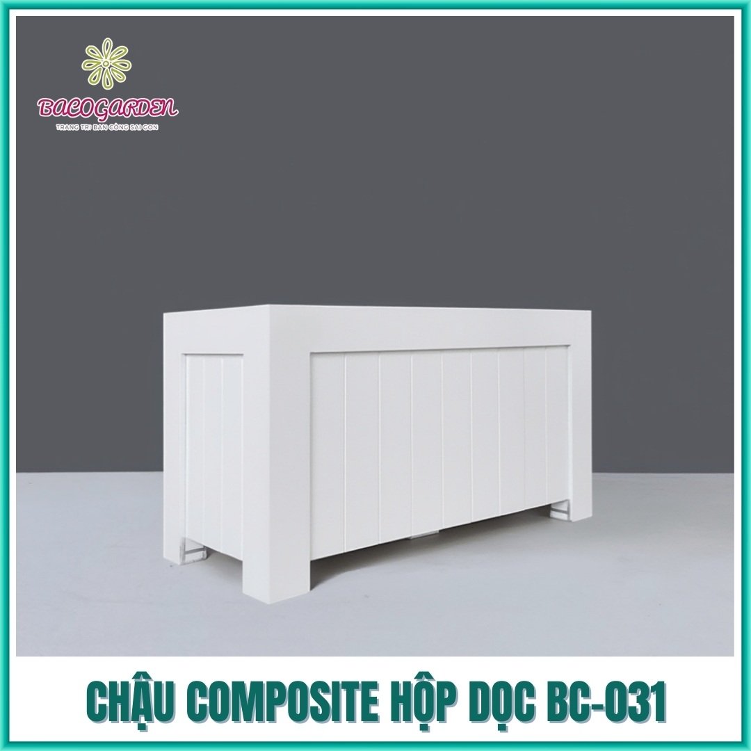 Chậu Composite hộp dọc BC-031