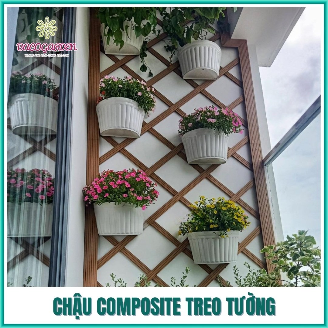 Chậu Composite treo tường 2