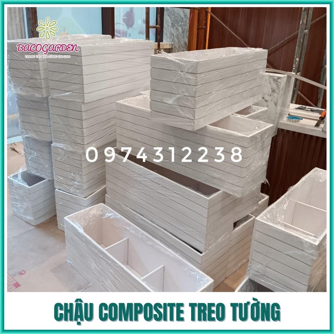 Chậu Composite treo tường