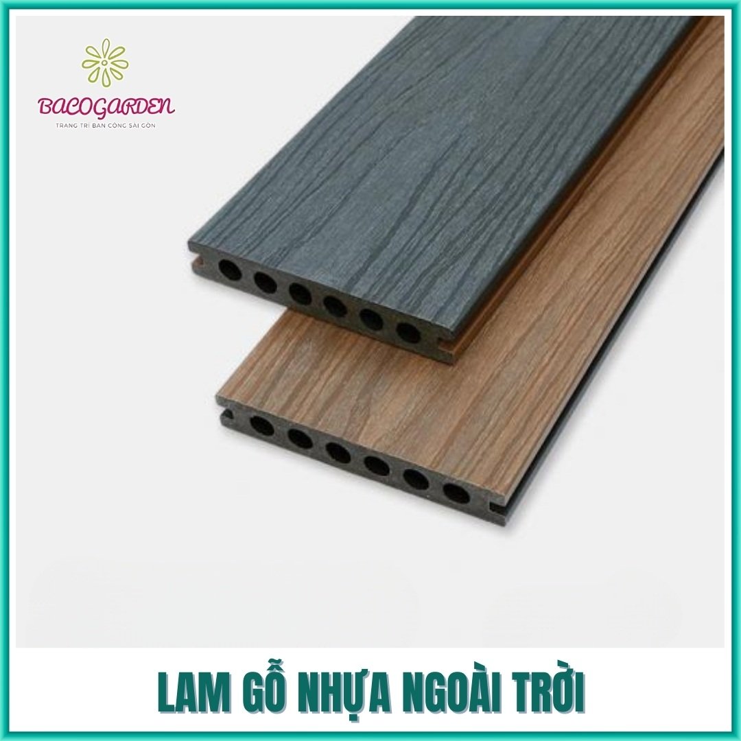 Lam gỗ nhựa ngoài trời
