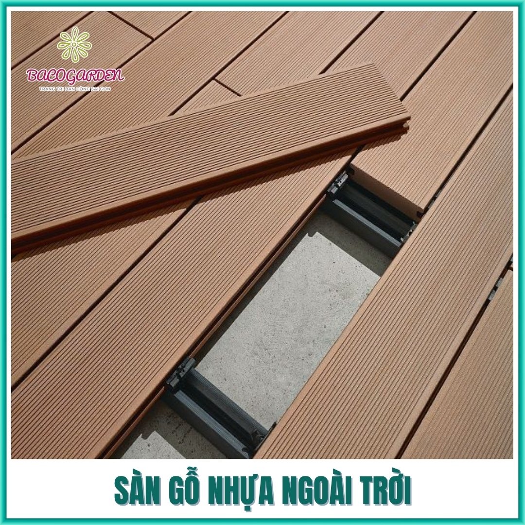 Sàn gỗ nhựa ngoài trời