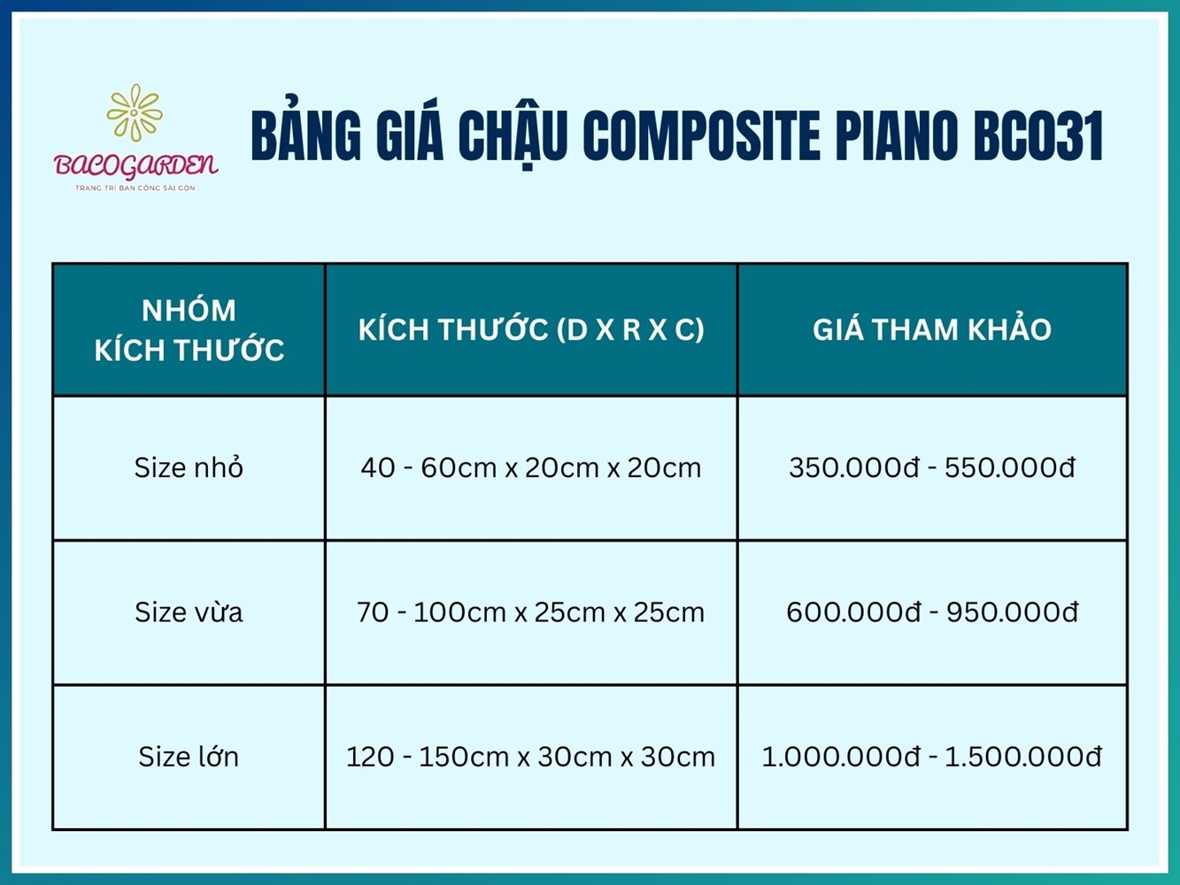 Chậu Composite Piano – BC031 3