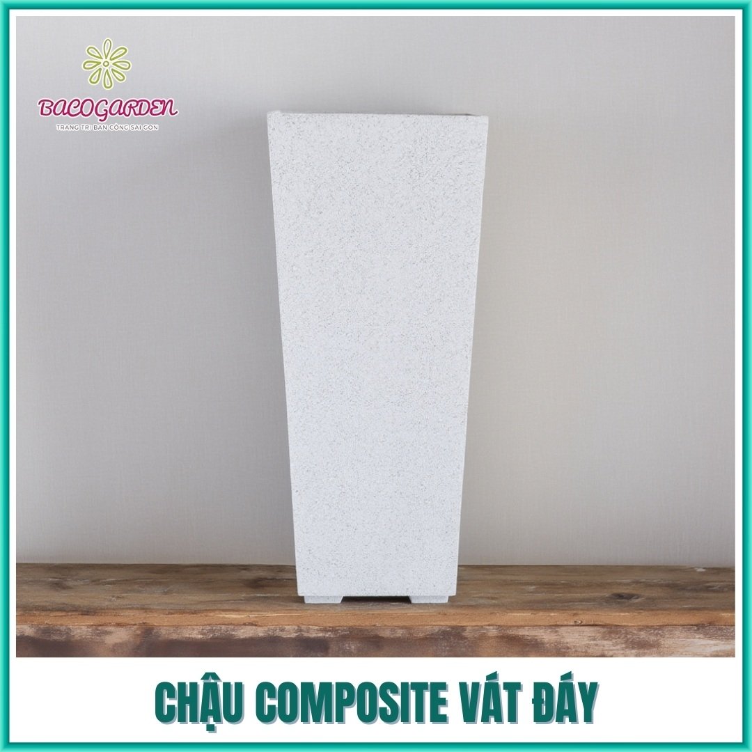 Chậu composite vát đáy