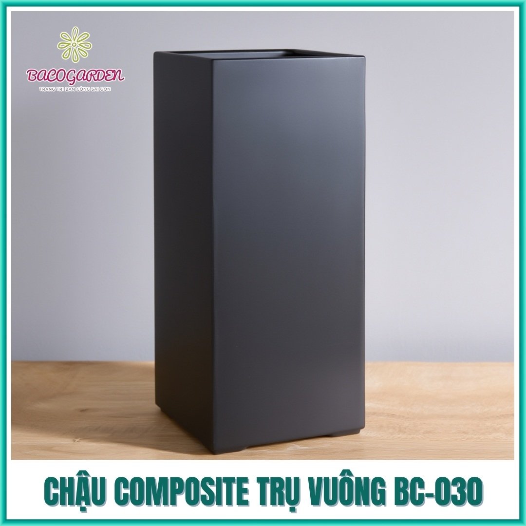 Chậu Composite Trụ Vuông BC-030