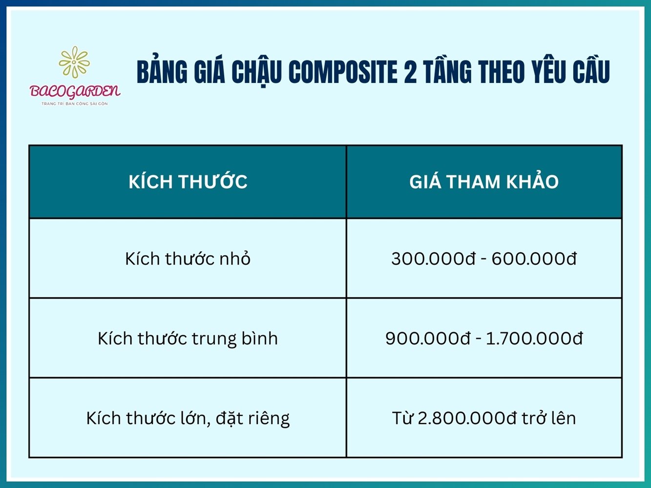 Chậu composite 2 tầng theo yêu cầu 3