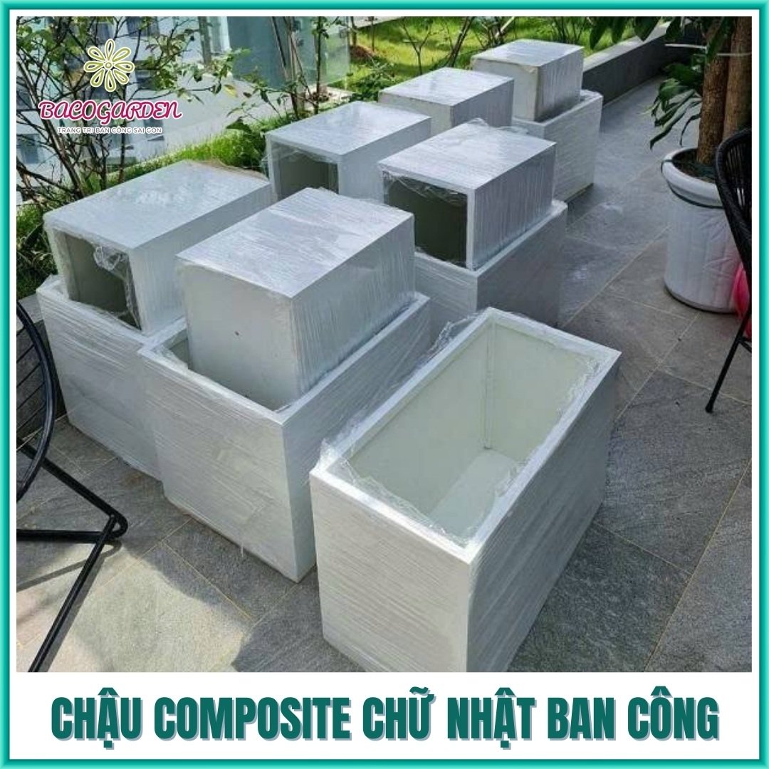 Chậu trồng cây ban công Composite 2