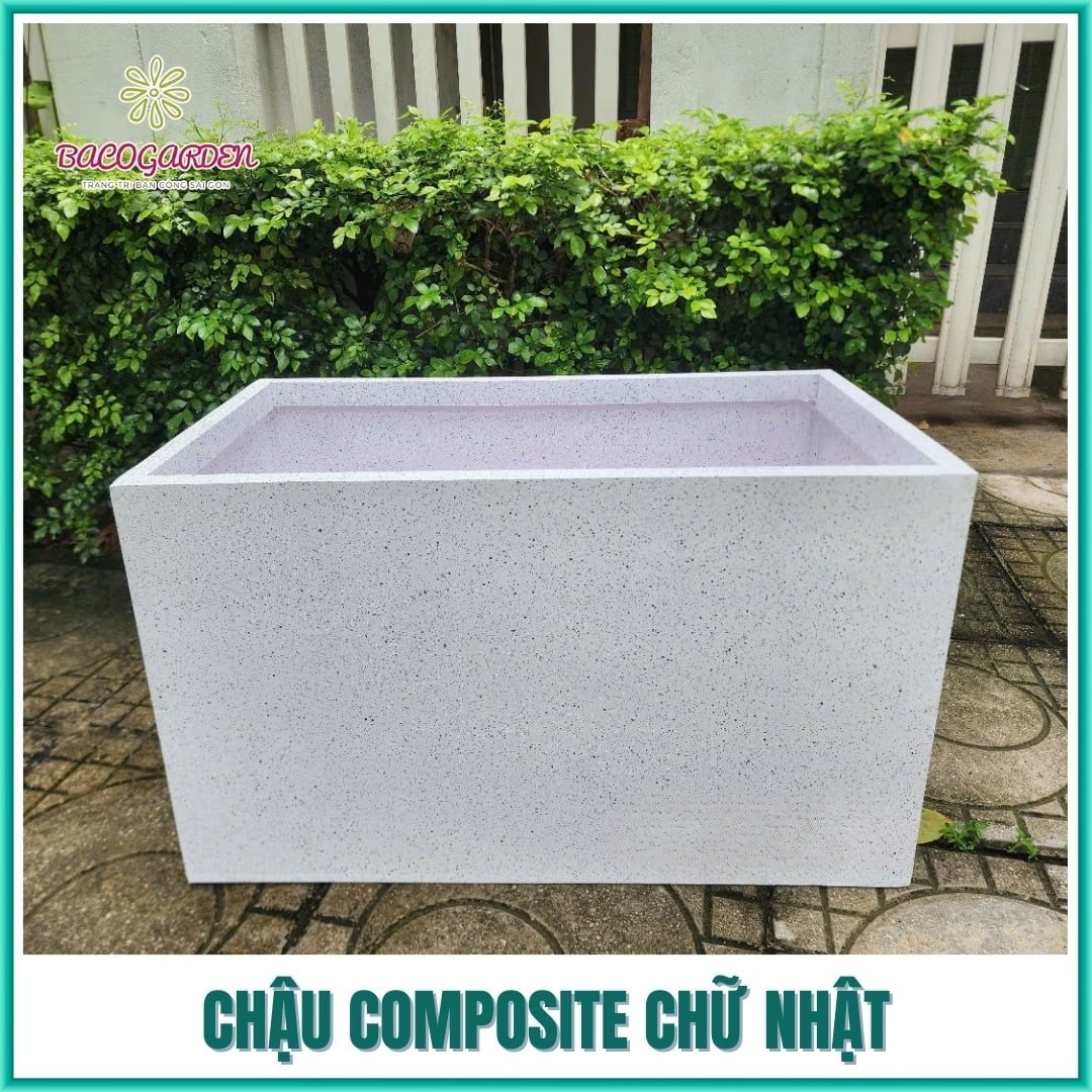 Chậu Composite chữ nhật