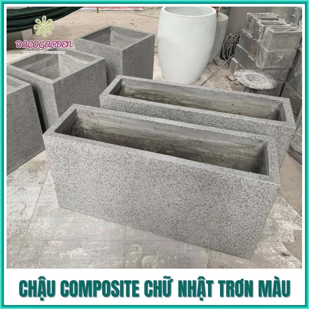 Chậu Composite chữ nhật 3