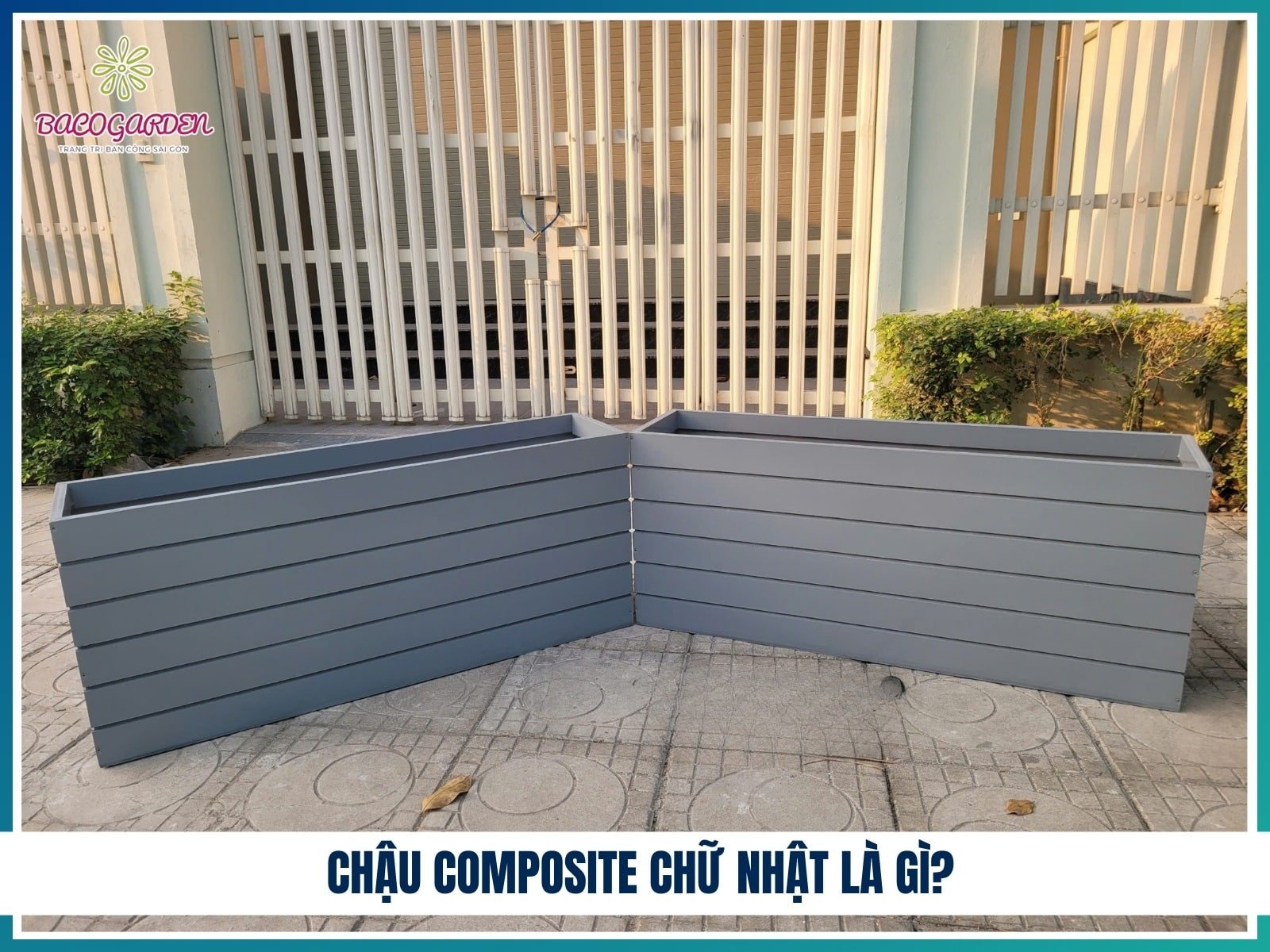 Chậu Composite chữ nhật 2