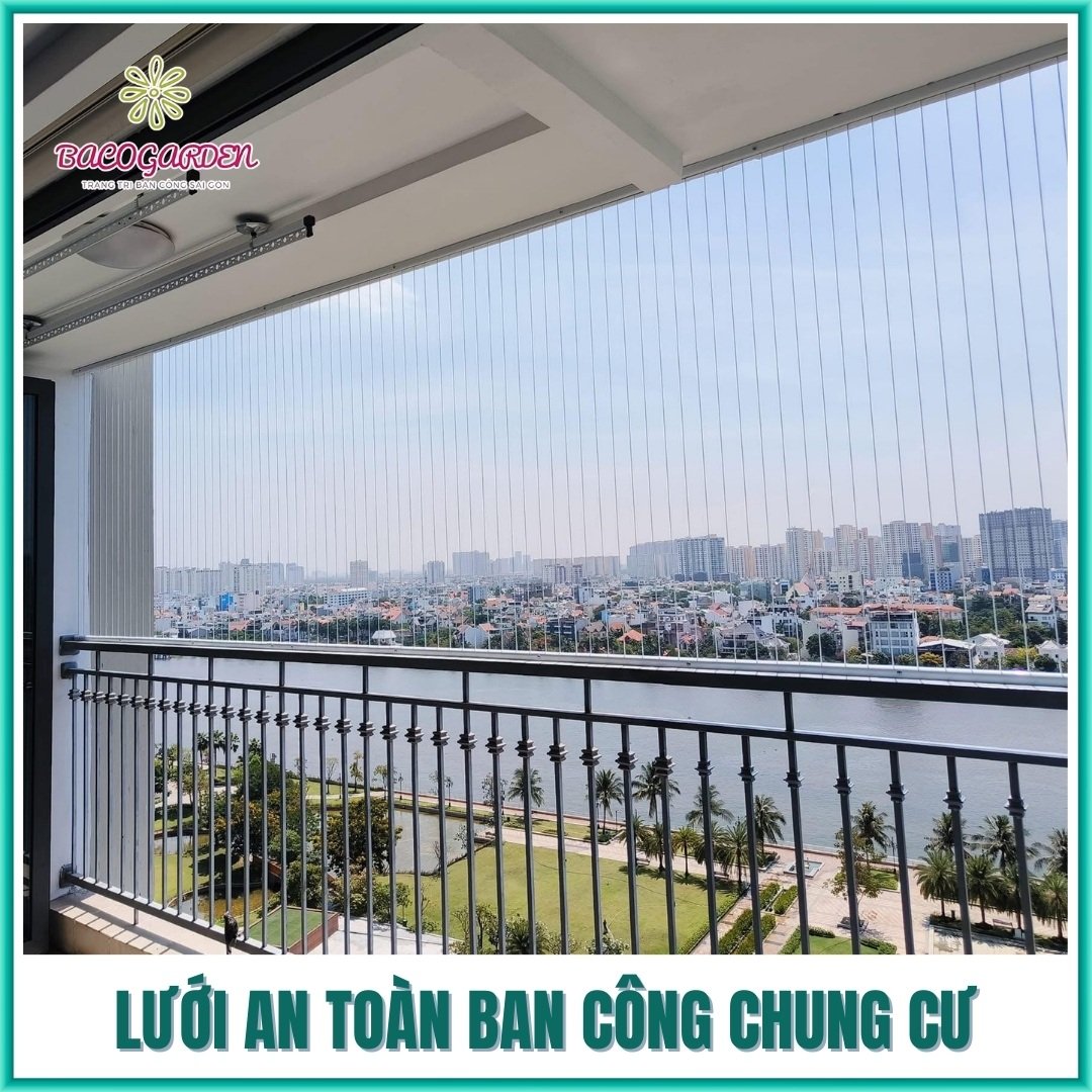 Lưới an toàn ban công chung cư