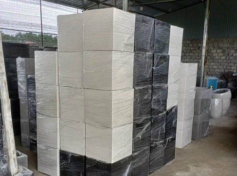 Chậu Xi Măng Đá Mài 60x60cm 3
