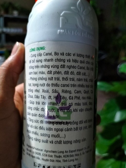 Phân Bón Siêu Dưỡng Trái Canxi Bo 2
