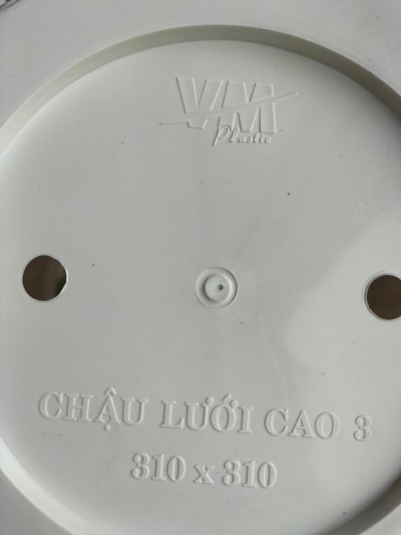 Chậu Nhựa Trồng Cây Vân Lưới 31×31 3