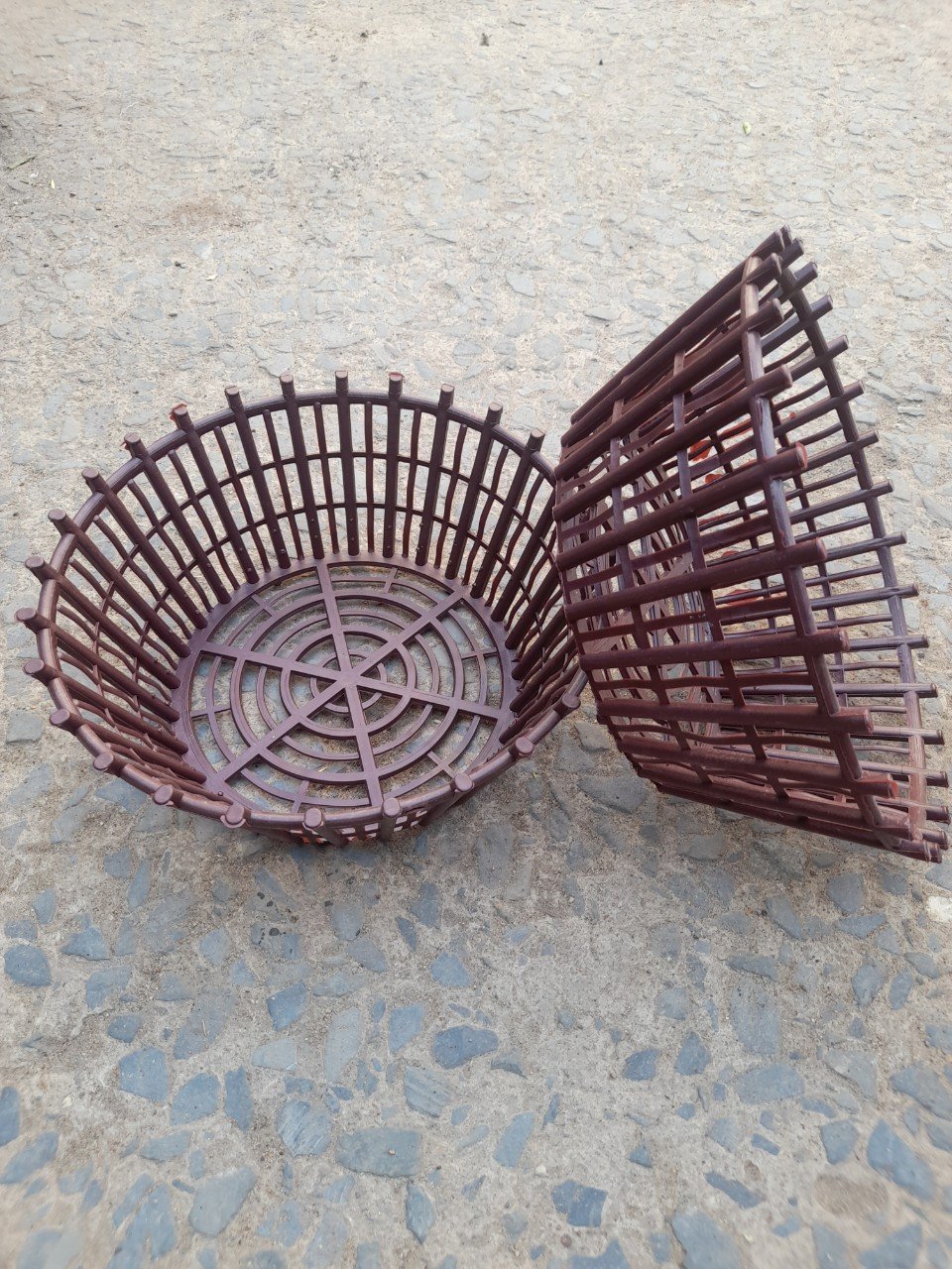 Chậu Nhựa Giả Gỗ Trồng Lan phi 30cm 2