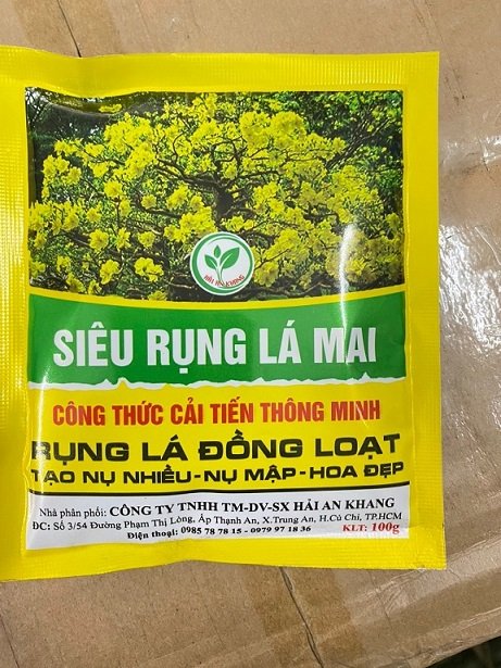 Phân Bón Siêu Rụng Lá Mai