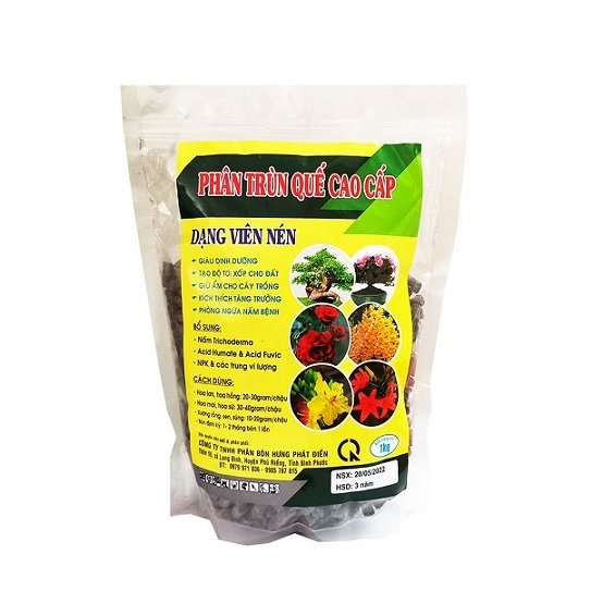 Phân Trùn Quế Cao Cấp Viên Nén 2