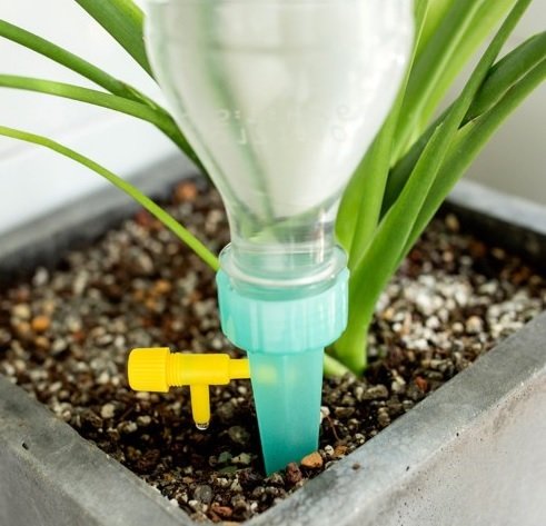 Vòi Tưới Cây Nhỏ Giọt Gắn Chai Nhựa Đơn Giản