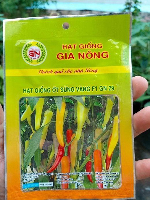 Hạt Giống Ớt Sừng Trâu Giá 10k 3