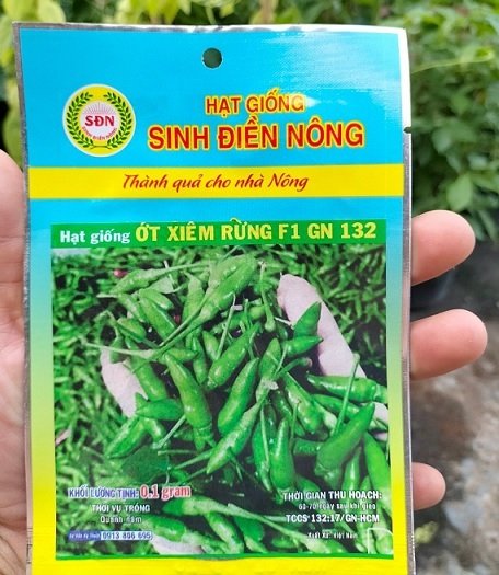 Hạt Giông Ớt Xiêm Rừng Giá 10k