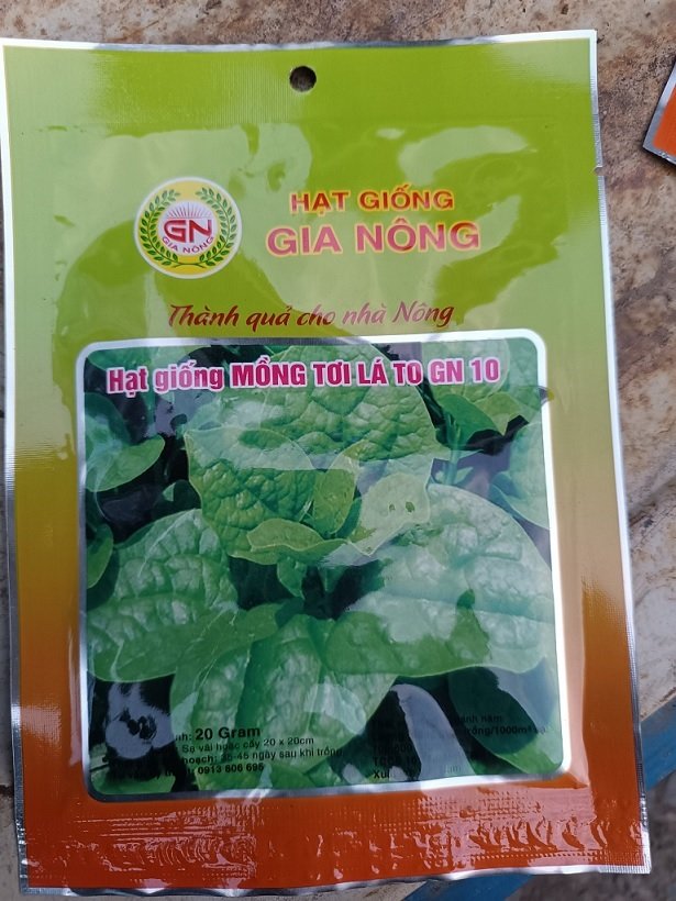 Hạt Giống Rau Mồng Tơi