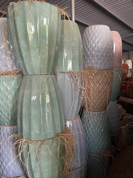Chậu Sứ Trồng Cây Hình Trái Khế 2
