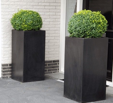 Chậu Đá Mài Trụ Vuông Cao 80cm 3