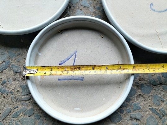 Dĩa Sứ Lót Chậu Trồng Cây 2