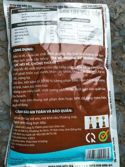 Phân Lân Humic Bón Lót Cho Cây Trồng 2