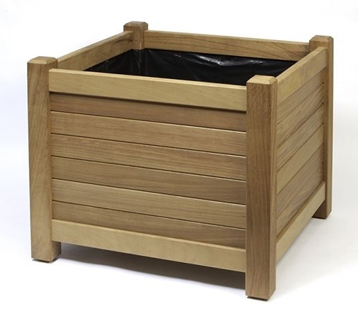 Chậu Gỗ Trồng Cây Hình Vuông 3