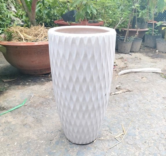 Thanh Lý Chậu Men Sứ Vân Mắt Lưới (size 3)