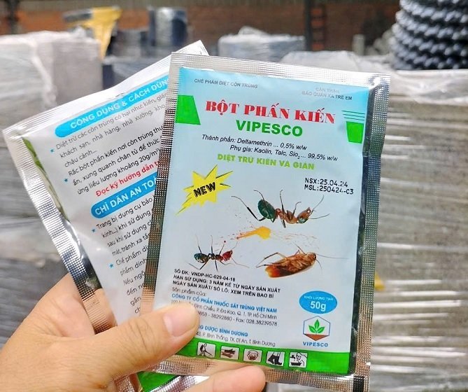 Bột Phấn Diệt Kiến và Gián (Vipesco)