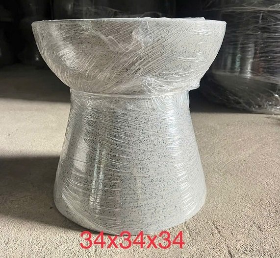 Đôn Xi Măng Kê Chậu Trồng Cây Rộng 34cm