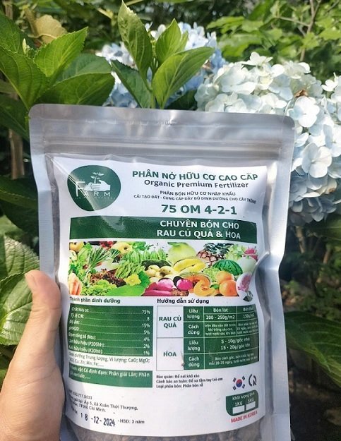 Phân Hữu Cơ Hàn Quốc (1kg)