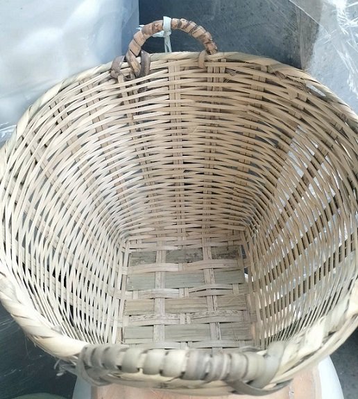 Giỏ Tre Cần Xé Hoa Cúc Mâm Xôi 3